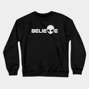 Grey Alien Believe Crewneck Sweatshirt